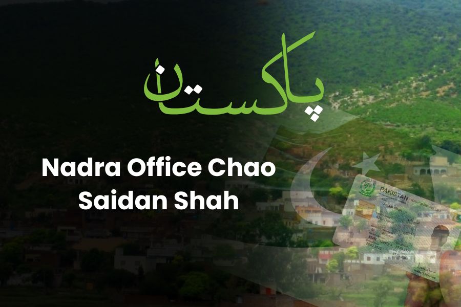NADRA Office Choa Saidan Shah
